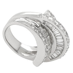 Jay Feder 18K White Gold Deco Wrap Diamond Ring - Jay Feder Jewelers