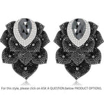 Sutra 18K White Kashmir collection opal ruby Earrings - Jay Feder Jewelers - Engagement rings - Custom Jewelry - We buy estate jewelry