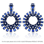 Sutra 18K Ruby diamond Earrings