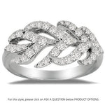 Sutra 18K Rose Gold Feather Collection Diamond Ring - Jay Feder Jewelers - Engagement rings - Custom Jewelry - We buy estate jewelry