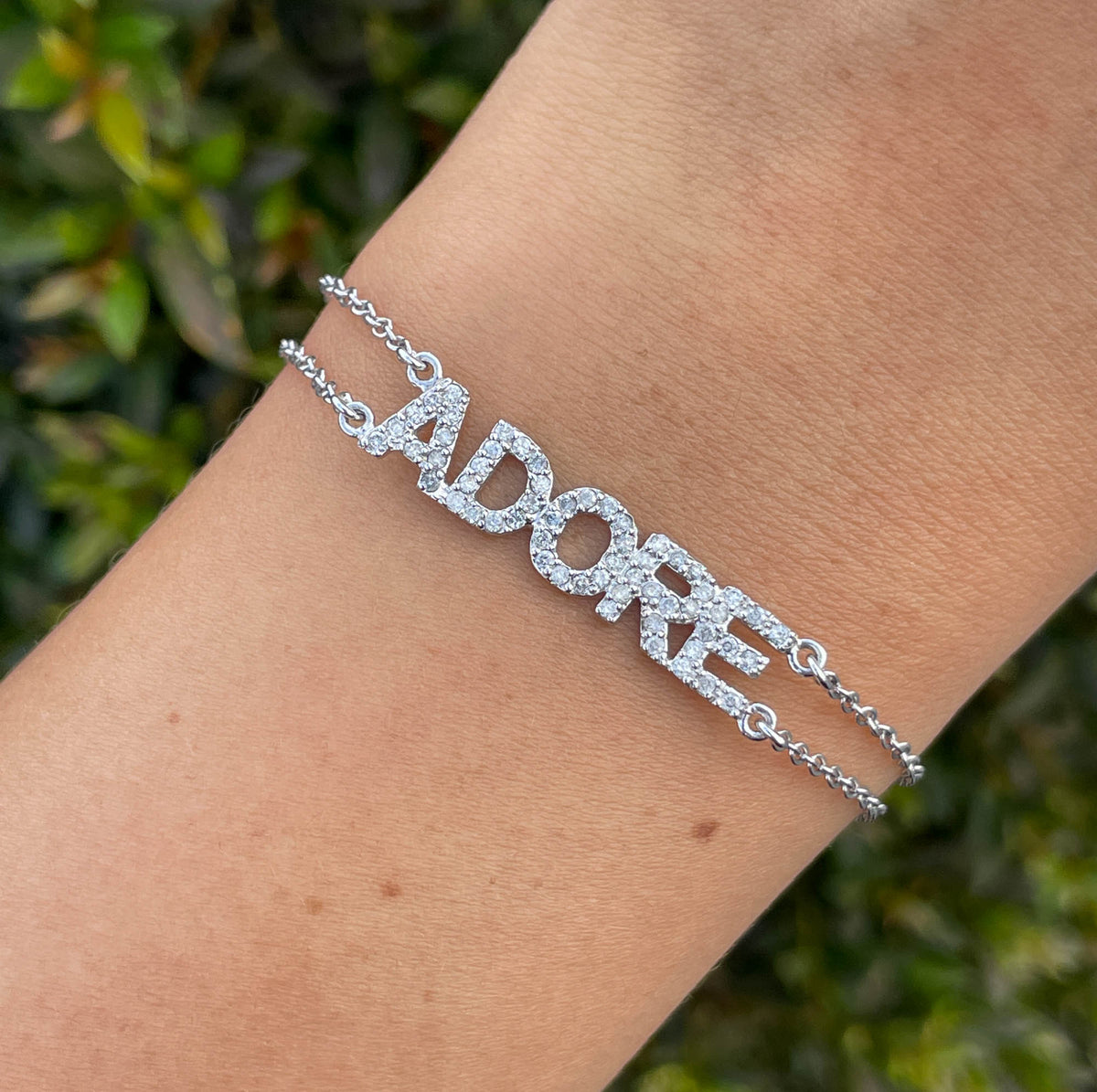 Eden Presley 14K White Gold ADORE Bracelet