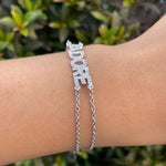 Eden Presley 14K White Gold ADORE Bracelet