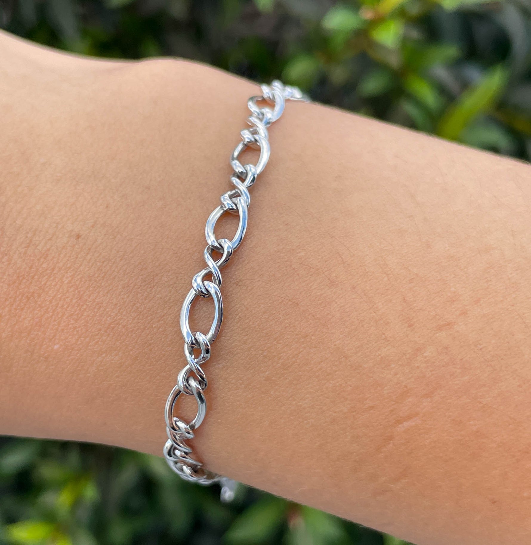 Jay Feder 14K Yellow Gold Figaro Link Bracelet