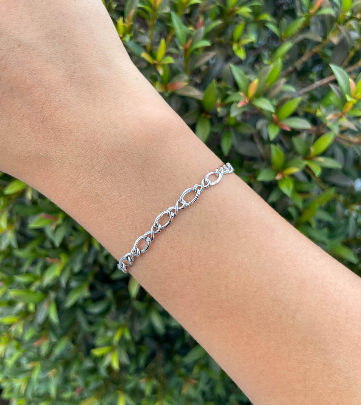 Jay Feder 14K Yellow Gold Figaro Link Bracelet