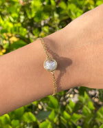 Moritz Glik 18K Yellow Gold Diamond Shaker Bracelet