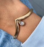 Jay Feder 14K Yellow gold PS Bangle Bracelet