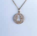 Jay Feder 14K Yellow Gold Diamond Girl Charm Bracelet