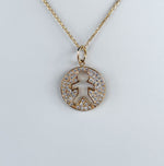 Jay Feder 14K Yellow Gold Diamond Boy Charm Bracelet