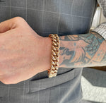 JAY FEDER 18K ROSE GOLD LINK BRACELET