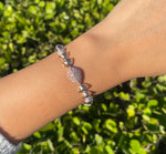 JAY FEDER 18K ROSE GOLD DIAMOND GEOMETRIC BRACELET