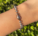 JAY FEDER 18K ROSE GOLD DIAMOND GEOMETRIC BRACELET