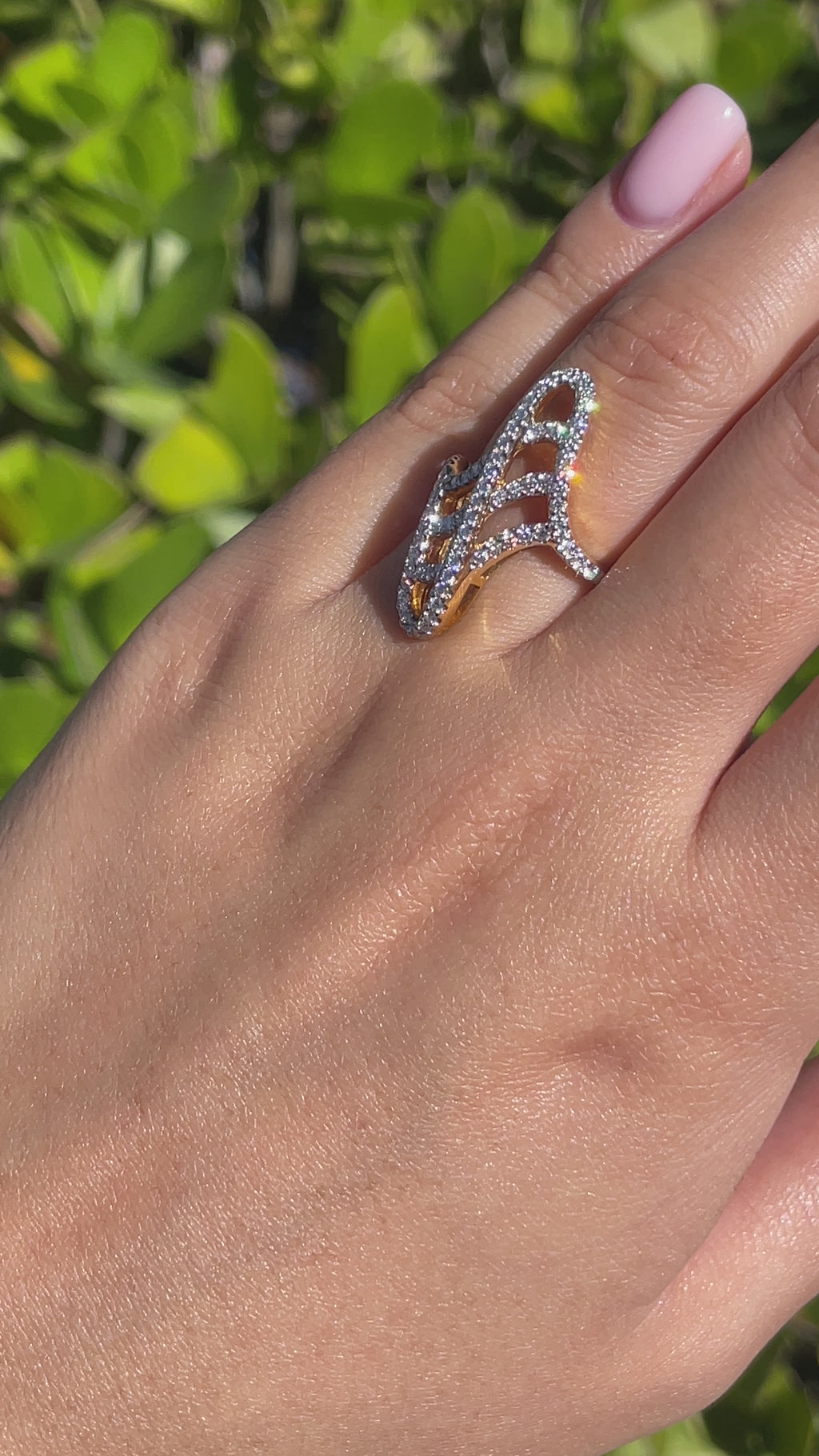 Kavant & Sharart 18k Yellow Gold Diamond Talisman Ring