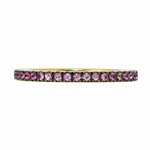 Khai Khai 18k yellow gold Pink Sapphire Band Ring - Jay Feder Jewelers