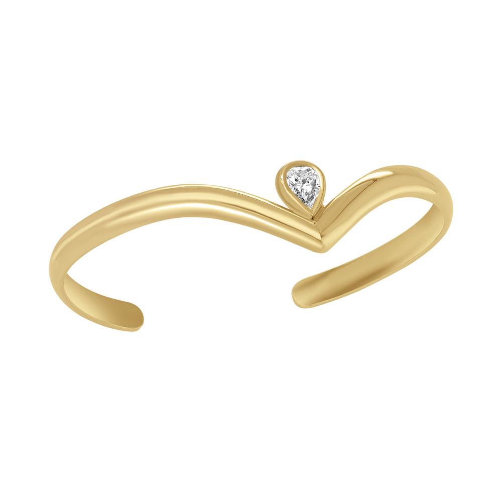 Jay Feder 14K Yellow gold PS Bangle Bracelet
