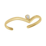 Jay Feder 14K Yellow gold PS Bangle Bracelet