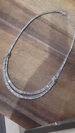Jay Feder Platinum Diamond Collar Necklace