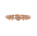 SOFRAGEM 18K ROSE GOLD DIAMOND GEOMETRIC BRACELET