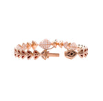 SOFRAGEM 18K ROSE GOLD DIAMOND GEOMETRIC BRACELET