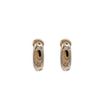 JAY FEDER 14K YELLOW GOLD DIAMOND CELESTIAL HUGGIES