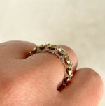 Luisa Alexander 14K Yellow Gold Diamond Goldstone Eternity Band