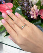 Khai Khai 18k Yellow Gold Tsavorite Diamond Jaws Band Ring