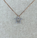 Jay Feder 14K White Gold & Diamond Five Point Star Necklace
