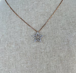 Jay Feder 14K White Gold & Diamond Five Point Star Necklace