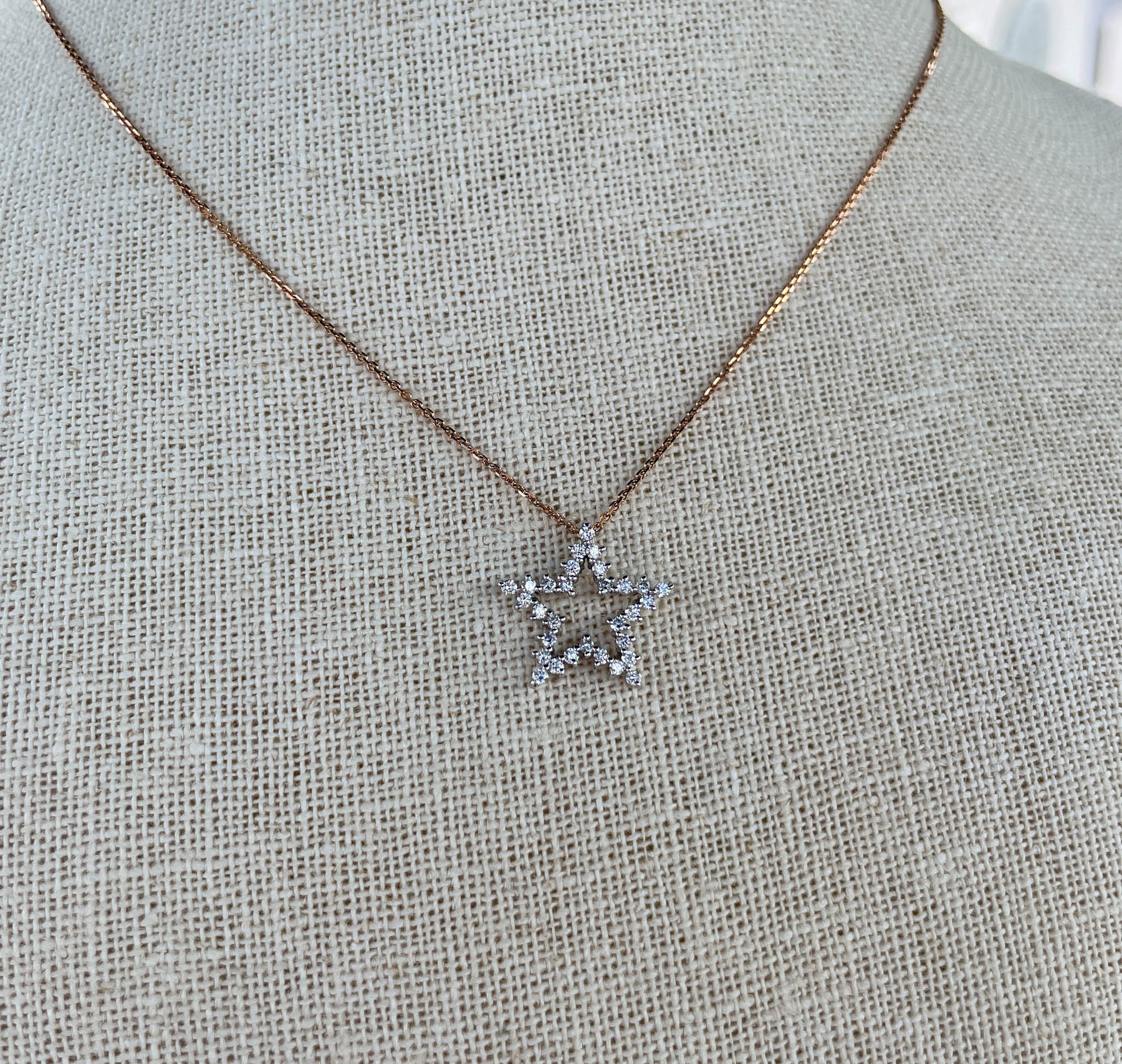 Darling Diamond Star Necklace