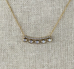 Khai Khai 18k Yellow Gold Diamond Crown Necklace