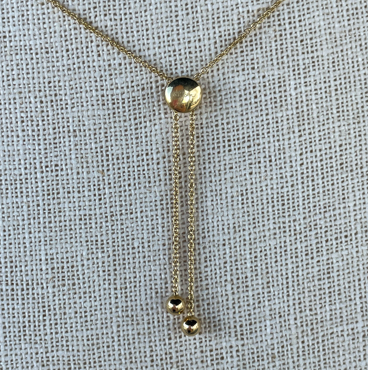 Laura Medine 18k Yellow Gold Moonstone Multi-colored Stone Necklace