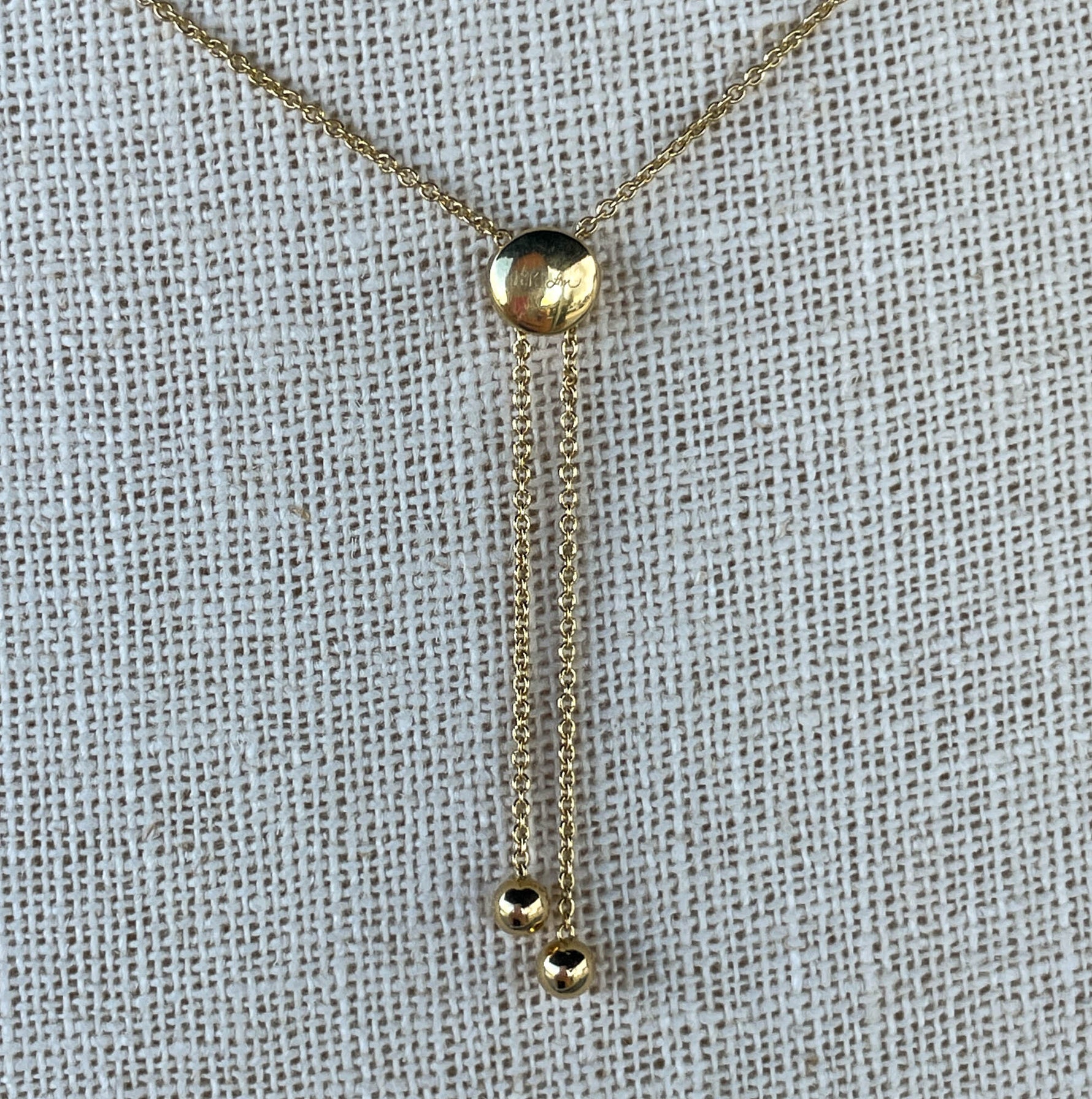 Laura Medine 18k Yellow Gold Moonstone Multi-colored Stone Necklace