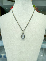 Moritz Glik 18K Yellow Gold Diamond White Sapphire Shaker Necklace