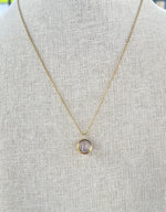 Moritz Glik 18K Yellow Gold Diamond Sapphire shaker Necklace