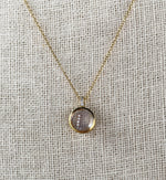 Moritz Glik 18K Yellow Gold Diamond Sapphire shaker Necklace