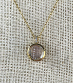 Moritz Glik 18K Yellow Gold Diamond Sapphire shaker Necklace