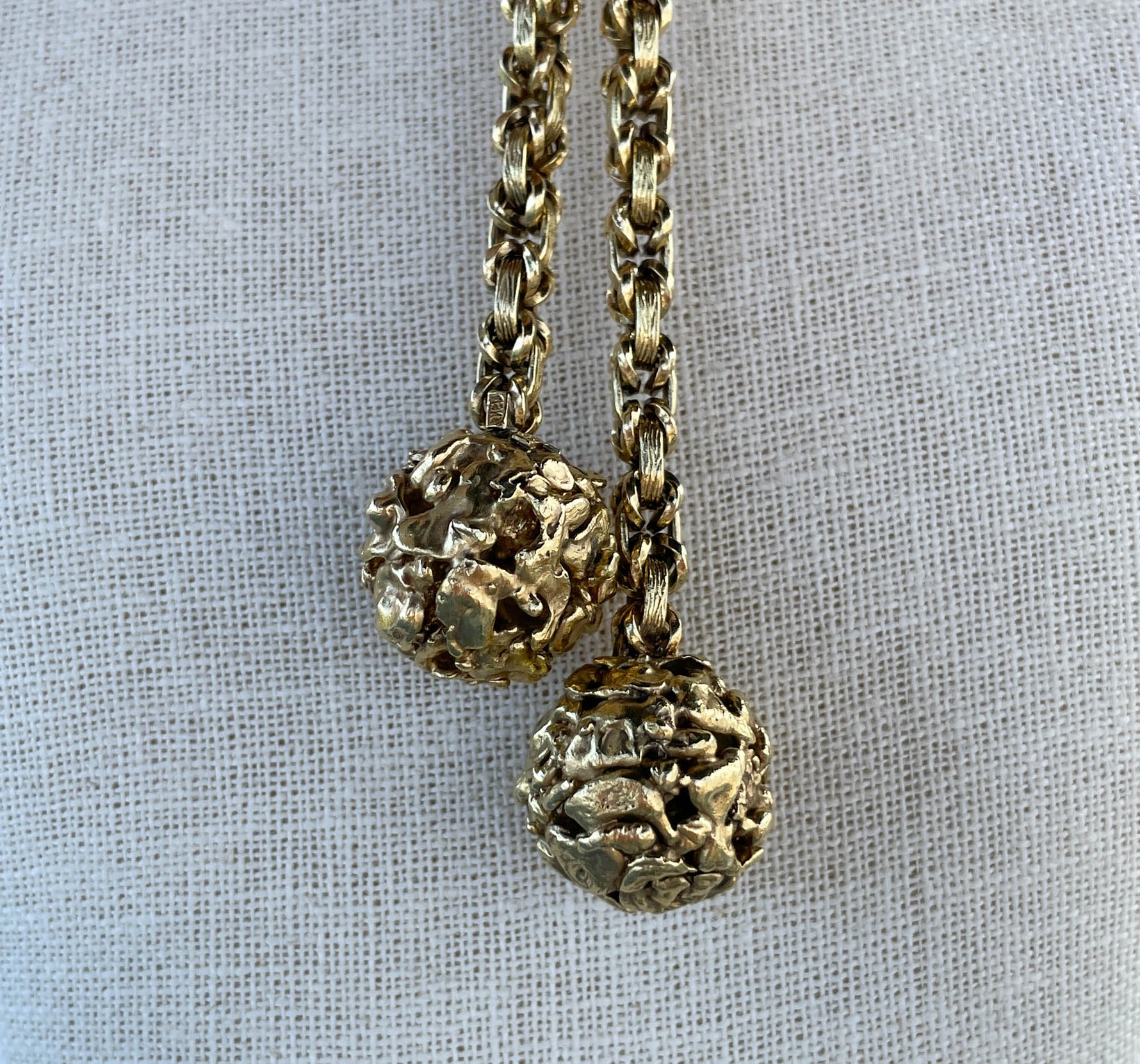 Jay Feder 18k Yellow Gold "Cartier Germany" heavy rope lariat