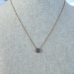 Suzanne Kalan 18K Rose Gold Diamond Starburst Necklace