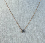 Suzanne Kalan 18K Rose Gold Diamond Starburst Necklace