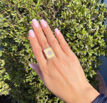 DOVES CELESTIA 18K YELLOW GOLD DIAMOND RING