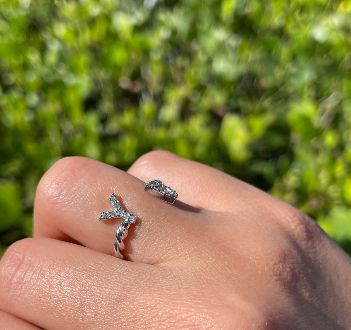 Eden Presley 14KW Custom Twist Shank Ring Y-D