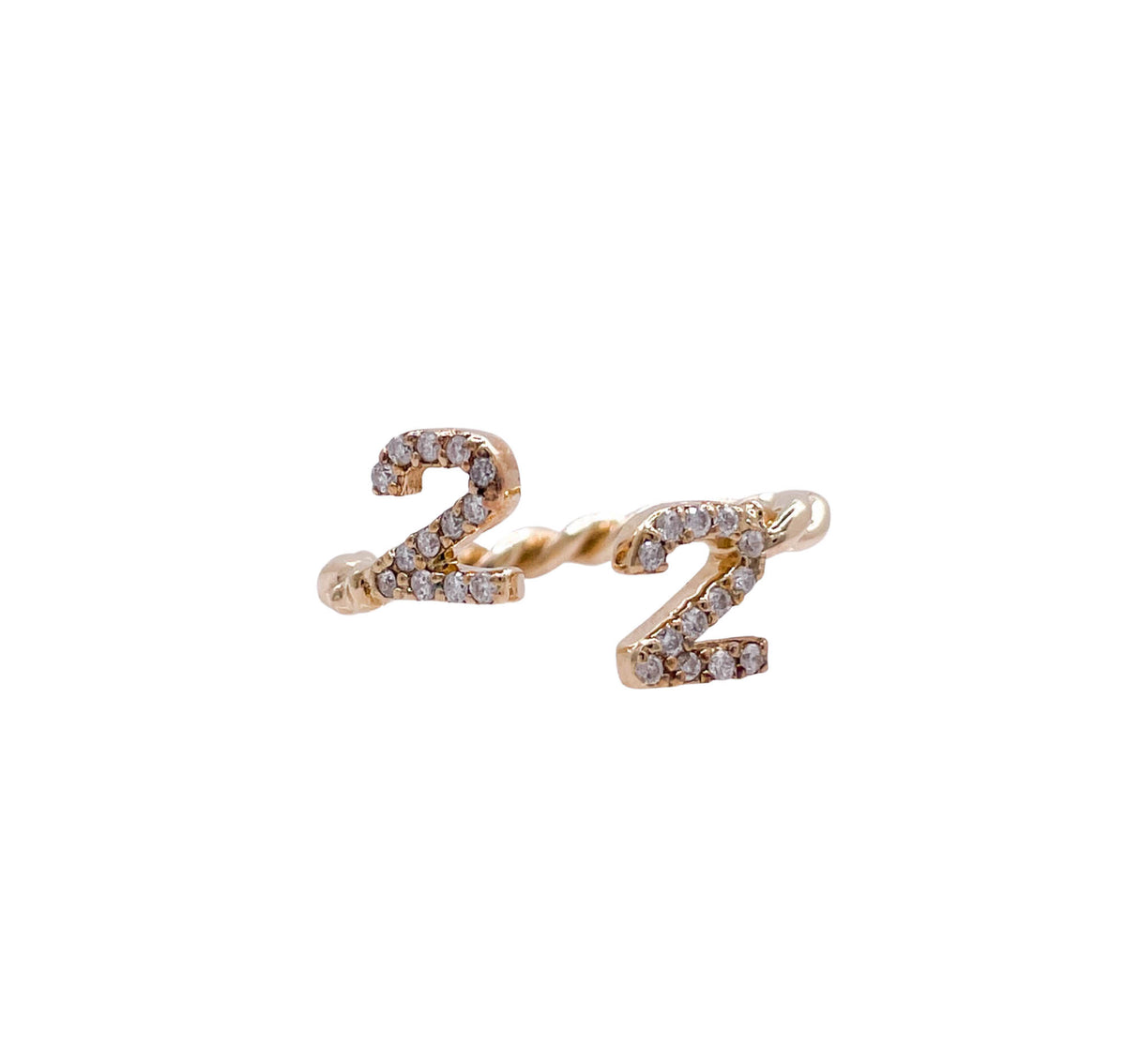 Eden Presley 14K Yellow Gold Custom Twist Ring