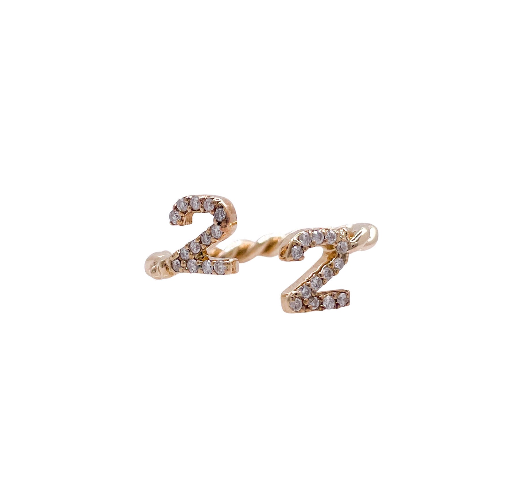 Eden Presley 14K Yellow Gold Custom Twist Ring