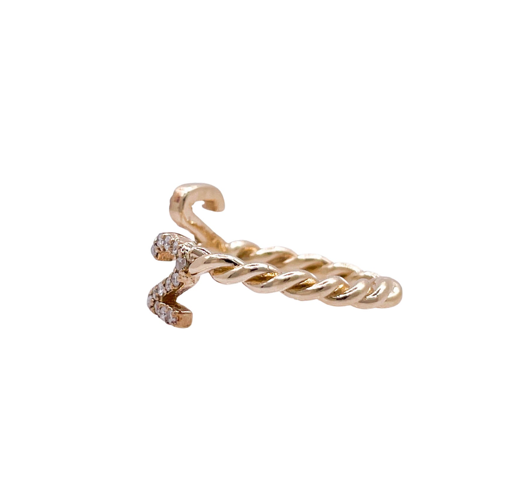 Eden Presley 14K Yellow Gold Custom Twist Ring