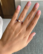 Eden Presley 14K Yellow Gold Round Colored Stone Eternity Band