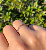 Khai Khai 18k yellow gold Pink Sapphire Band Ring