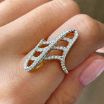 Kavant & Sharart 18k yellow gold diamond Talisman Ring