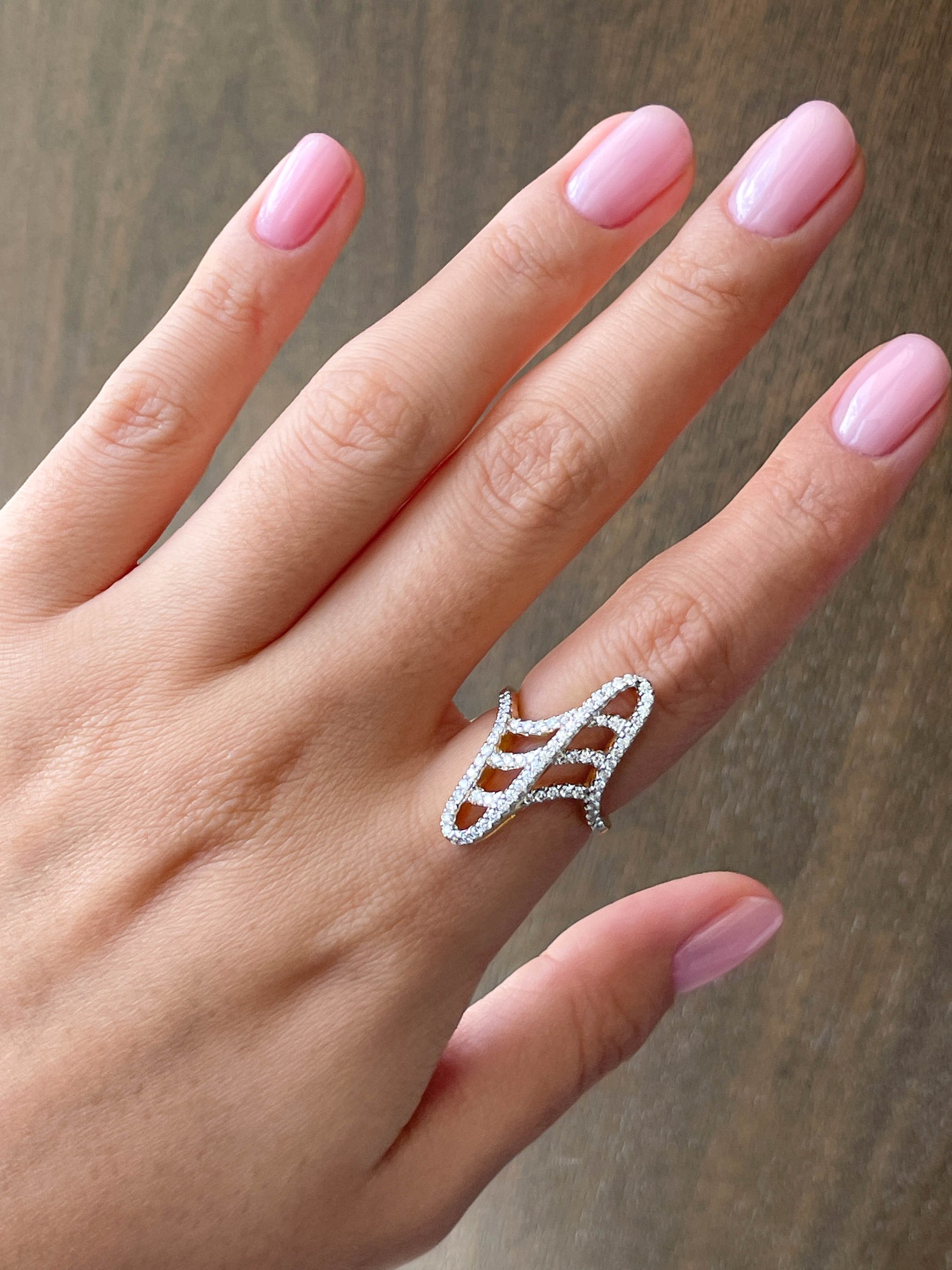 Kavant & Sharart 18k yellow gold diamond Talisman Ring