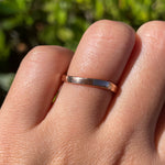 JAY FEDER 18K ROSE GOLD CURVEND BAND RING