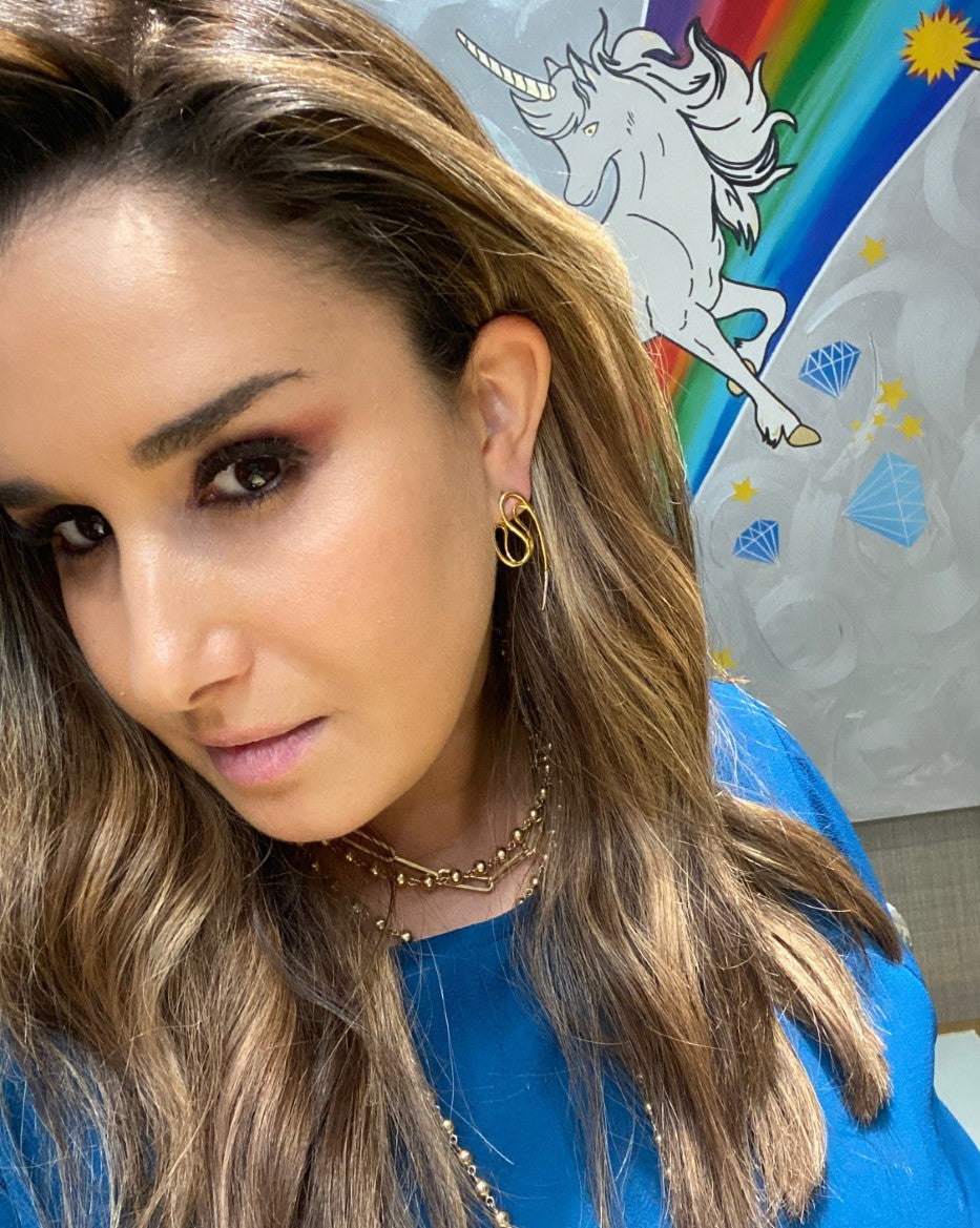 Kavant & Sharart 18K yellow gold Talay Wave earrings