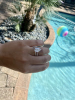 Jay feder 18K Rose gold scalloped eternity band